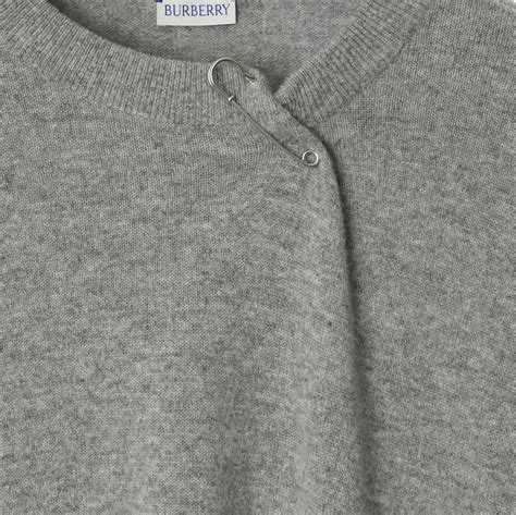 burberry cashmere melange sweater